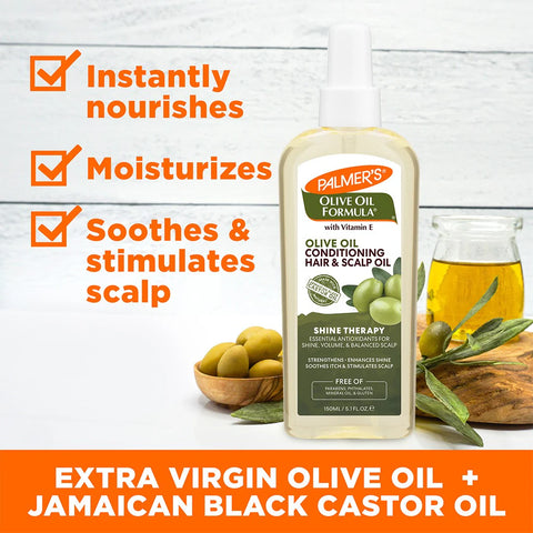 Olive Oil Hair & Scalp Oil